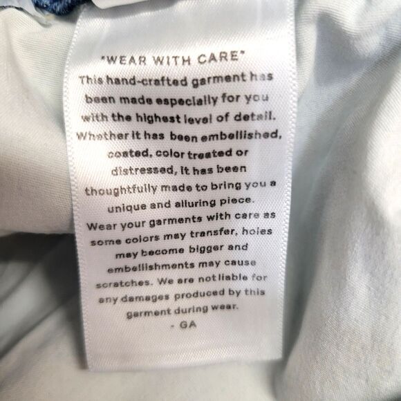 Good American Womens Good Leg Jeans Size 24 NEW Style GLDV731T Indigo - Picture 12 of 12